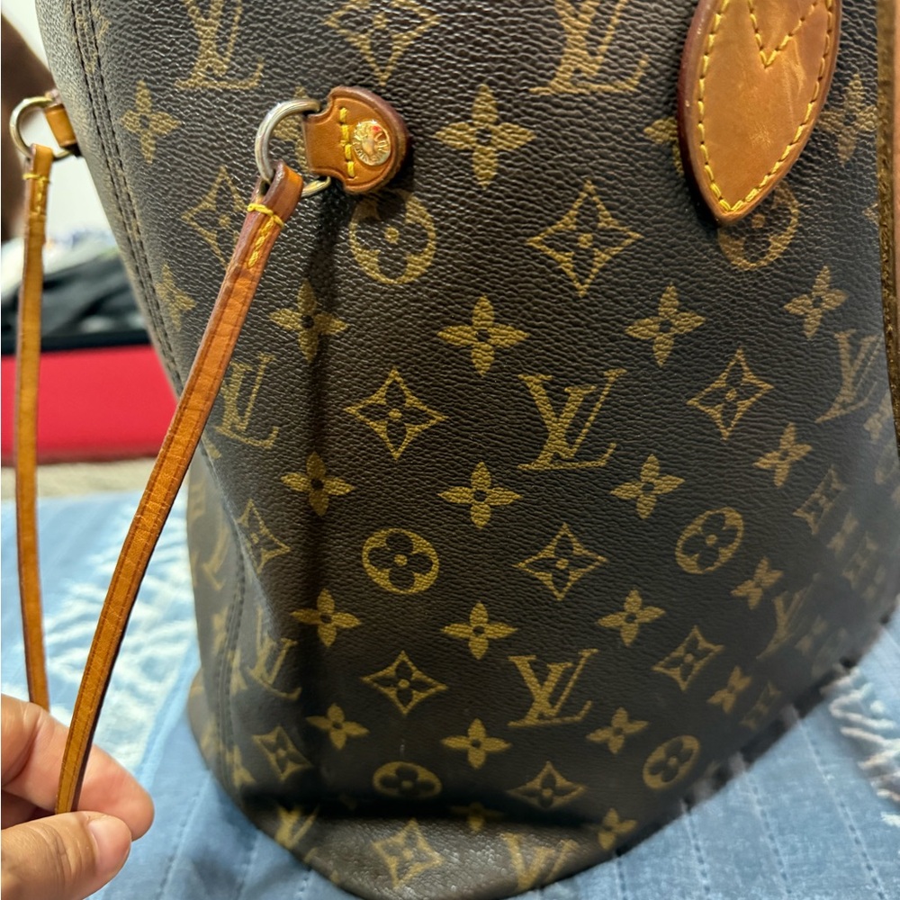 AUTHENTIC Louis Vuitton Rare Mimosa Yellow Lining Neverfull MM - Picture 13 of 15